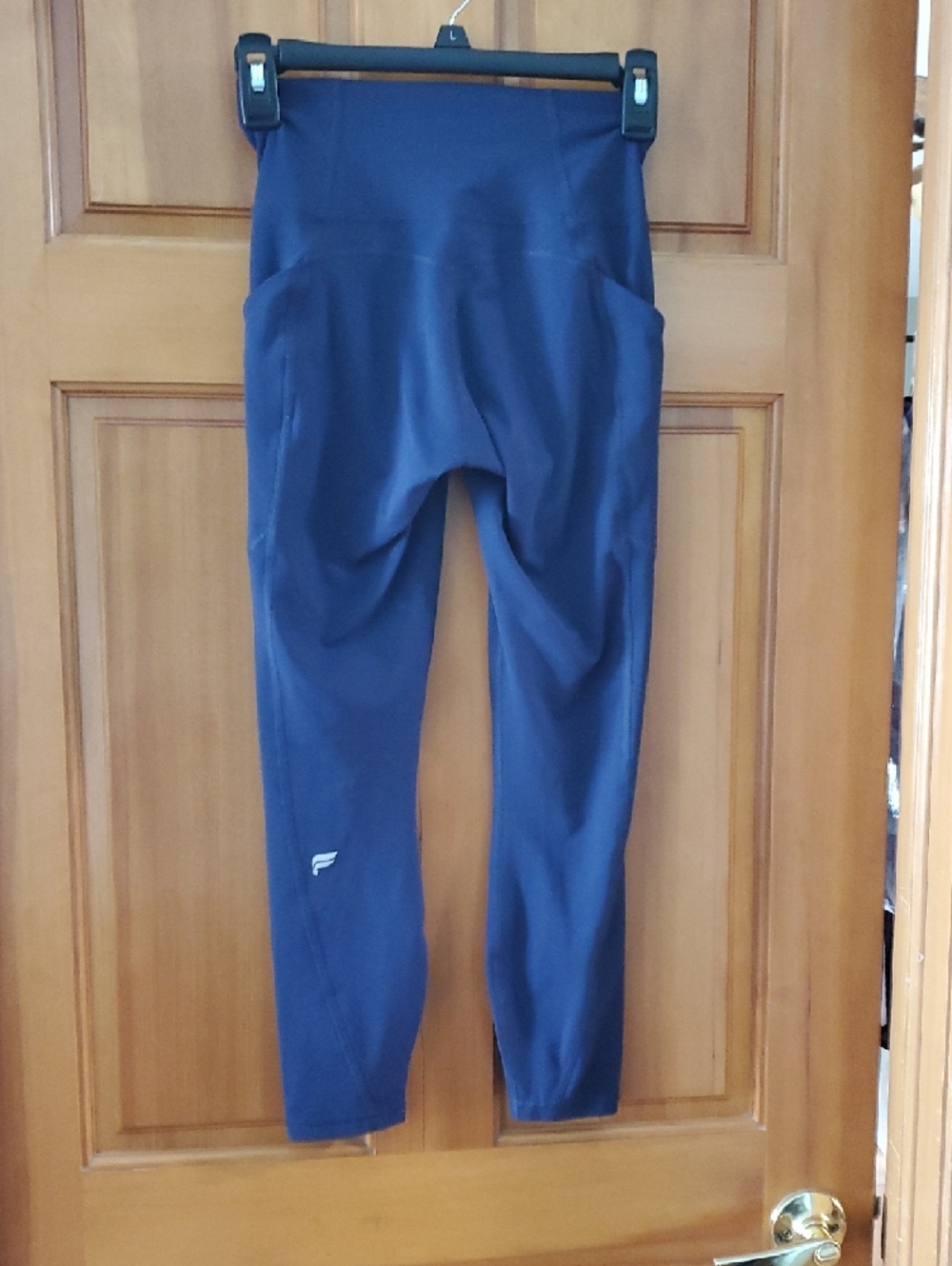 Fabletics PureLuxe Navy High Waist 7/8 Leggings - Picture 6 of 8